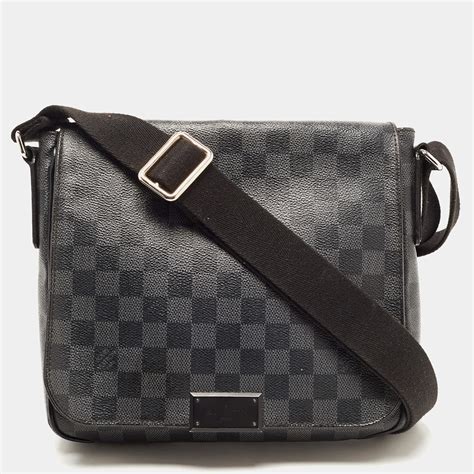 louis vuitton damier graphite district pm|louis vuitton damier sling bag.